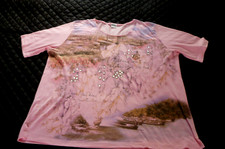 Pullover - Kurzarm  - Bigchic BY JARGRO - rosa bunt  - Gr. 48