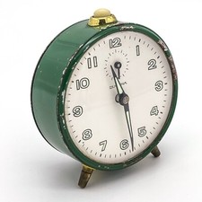 Dugena Wecker mechanisch mit Handaufzug Alarm Clock Made in Germany - Grün UR2