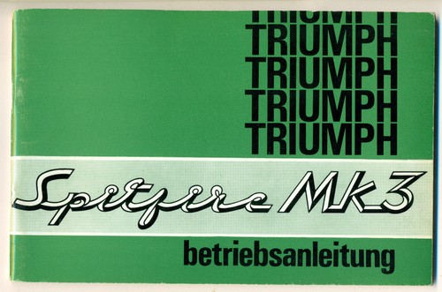 Originale alte triumph mk3 - originale,
