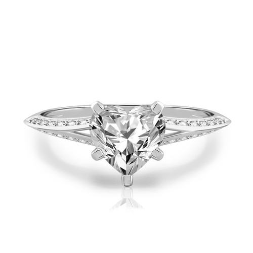 Diamant 18k weißgold - diamant,