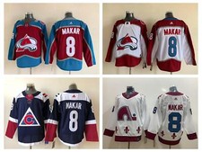 Erwachsene Colorado Avalanche NO.8 Top Trikot Stitched