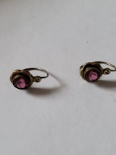 AD vergoldet Ohrringe 2x runde