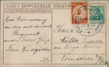 Ak Stempel Darmstadt, Flugpost am Rhein und Main, 18.6.1912 - 11253011