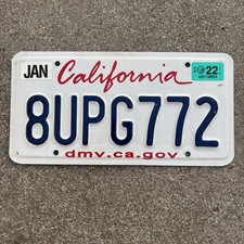Original US Auto Kennzeichen Nummernschild USA 🇺🇸 California 