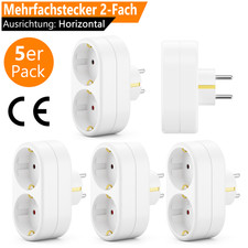 5x Doppelstecker