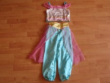 *245* MÄDCHEN KOSTÜM BAUCHTÄNZERIN PRINZESSIN ROSA TÜRKIS GOLD GR. 116 KARNEVAL