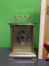 Kienzle Quarz Kaminuhr Messing