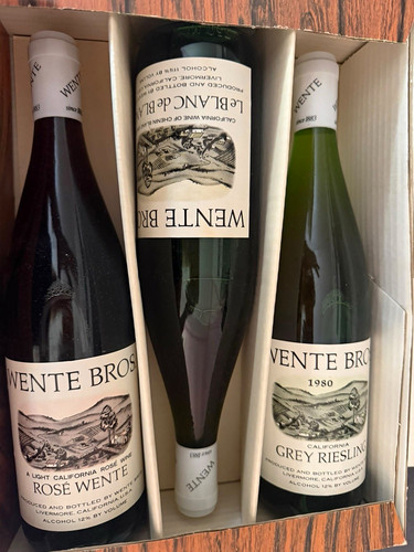 Wente bros wein - bros., 3x