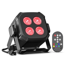 8x 80W RGBWYP+CYAN Par