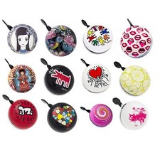 Liix Design Fahrrad XXL Klingel Ding Dong 80mm Riesen Glocke Zweiklang Edel Laut