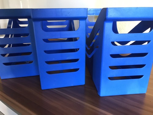 Hängemappenbox blau