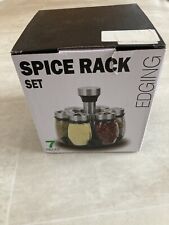 Gewürzregal Eding, 6 Stück , NEU , Glas Gewürzset, Gewürzregal, drehbar OVP