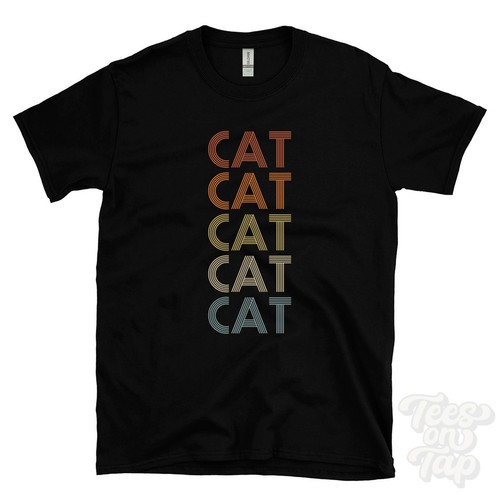 Katze wiederholt retro stil - retro,