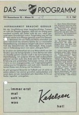 Fussball-Programmheft    67/68    RL    Bremerhaven 93 - Altona 93