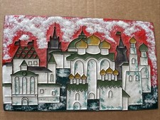 EMAILLE WANDBILD auf Kupfer