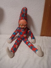 alter  DDR  Clown, Harlekin  mit Gummigesicht ca 65 cm