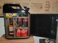 20 L Reserve-Kanister, jetzt Kanister-Bar  aus lackiertem Metall, Männergeschenk