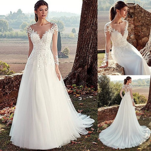 Luxus spitze brautkleid - luxus,