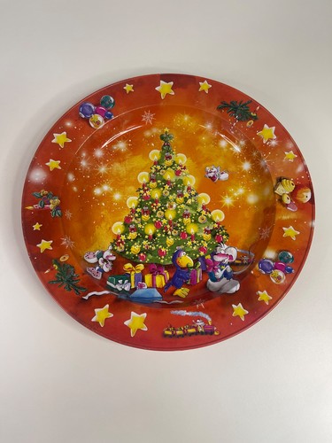 Weihnachtsteller diddl organge - weihnachtsteller,