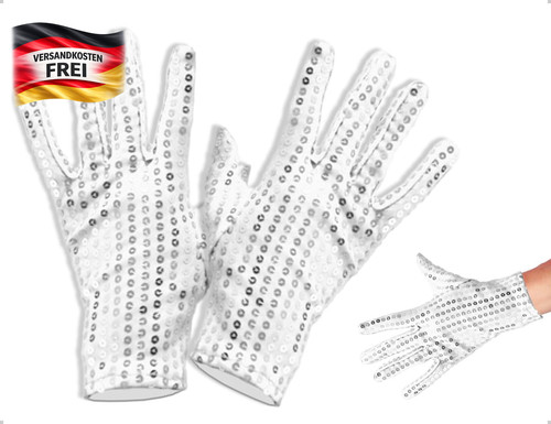 Pailletten handschuhe damen - pailletten,