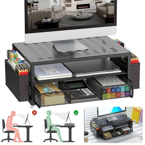 Monitorständer mit schublade - monitorständer,