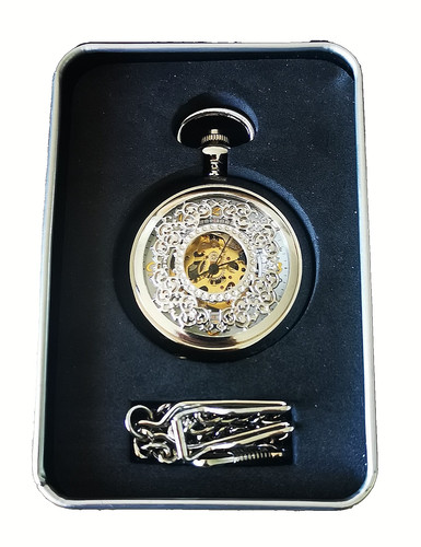 Mechanische skelett taschenuhr - mechanische,