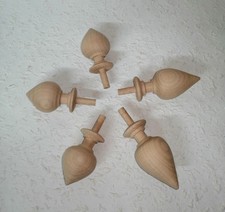 5 Stk. Holz Zierteile