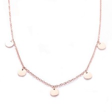 DAMEN HALSKETTE SILBER ROSE