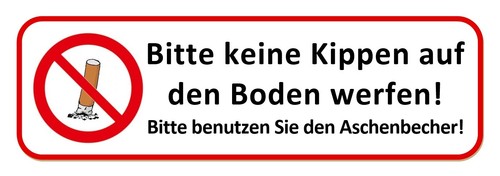 Aufkleber bitte keine - aufkleber,