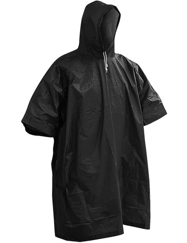 Neu regenponcho - bw,