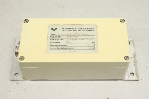 Werner pfleiderer dmv - werner, &