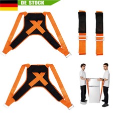 4tlg Tragegurte Umzug 2 Person Tragegurt Transportgurt Hebegurt Möbel Tragegurte