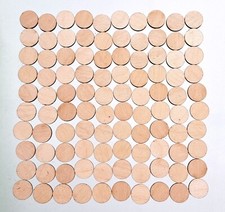 100x Runde Birken Holzscheiben