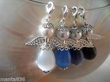 Schutzengel XXL Engel Anhänger mit Cateye Perle  Gastgeschenk Schlüsselanhänger