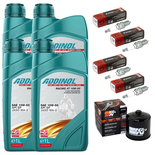 Set zündkerzen ölfilter - Ölfilter, 4l