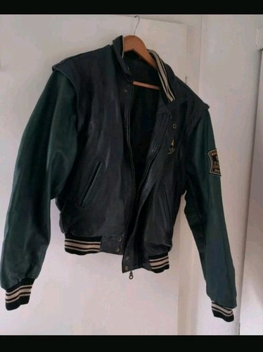 Schwere lederjacke echt - echt, leder