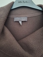 Schöner Pullover von ULLA POPKEN SELECTION  in Braun/Taupe in Gr. 54/56