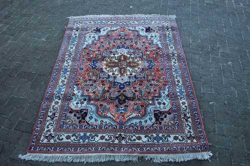 Tabriz wolle teppich 186x131 - wolle,