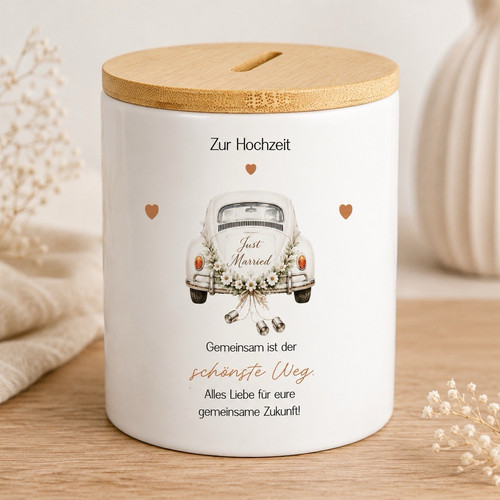 Spardose hochzeit just - spardose, „just