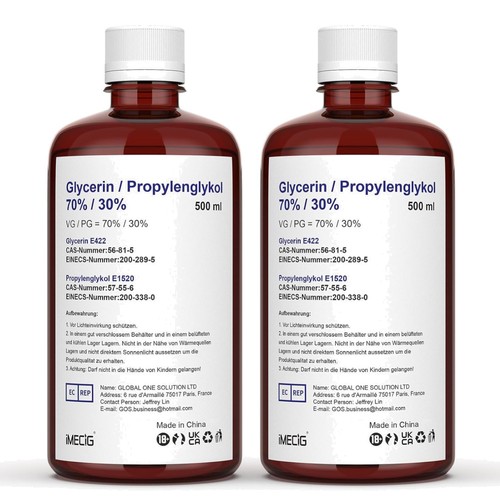 Glycerin propylenglykol 30 - propylenglykol, 70