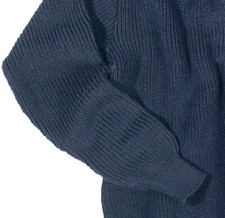TROYER Marine Seemann Bundeswehr Strickpullover Arbeitspullover NAVY BLAU