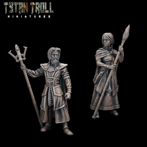 Mensch zauberer miniatur - zauberer, set