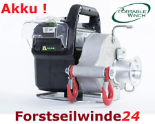 Forstseilwinde, Spillwinde, Seilwinde PCW 3000 Li  Akku tragbar Weltneuheit 