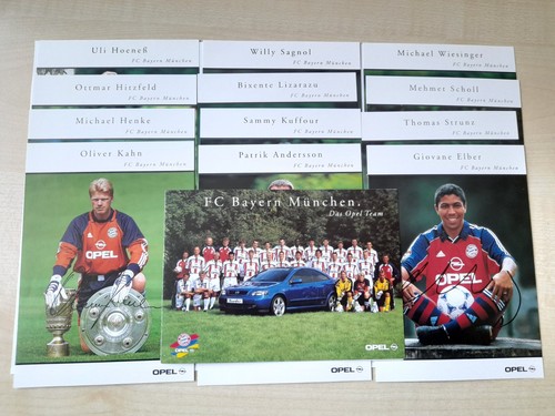 Autogrammkarten bayern - (satz),