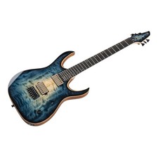 Mayones Duvell 6 Elite Curly Poplar - Turquoise Iris