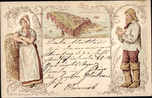 Vorläufer litho nordseeinsel - vorläufer,