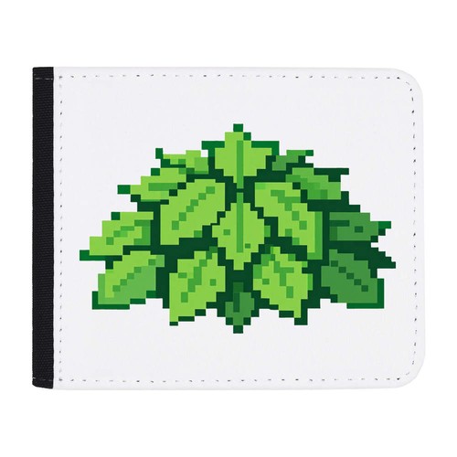 Geldbörse pixel style leaf - "pixel,