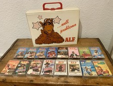 16 ALF MC Hörspiel Kassetten Sammlung Karussell + ALF Kassettenkoffer (1988)
