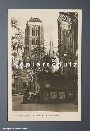 Ansichtskarte danzig mit - danzig,