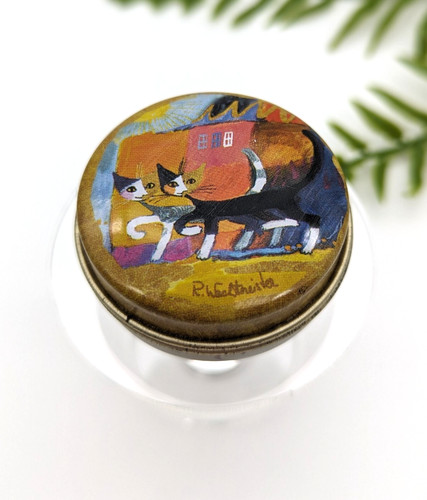 Pillendose schatulle katze - pillendose,